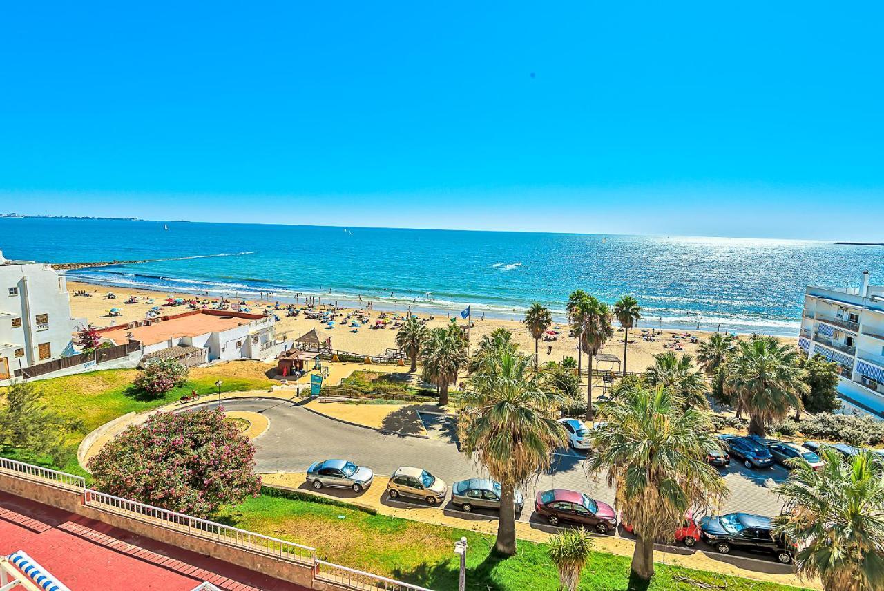 Ocean Sunset Beachfront House With Terraces El Puerto de Santa Maria Luaran gambar